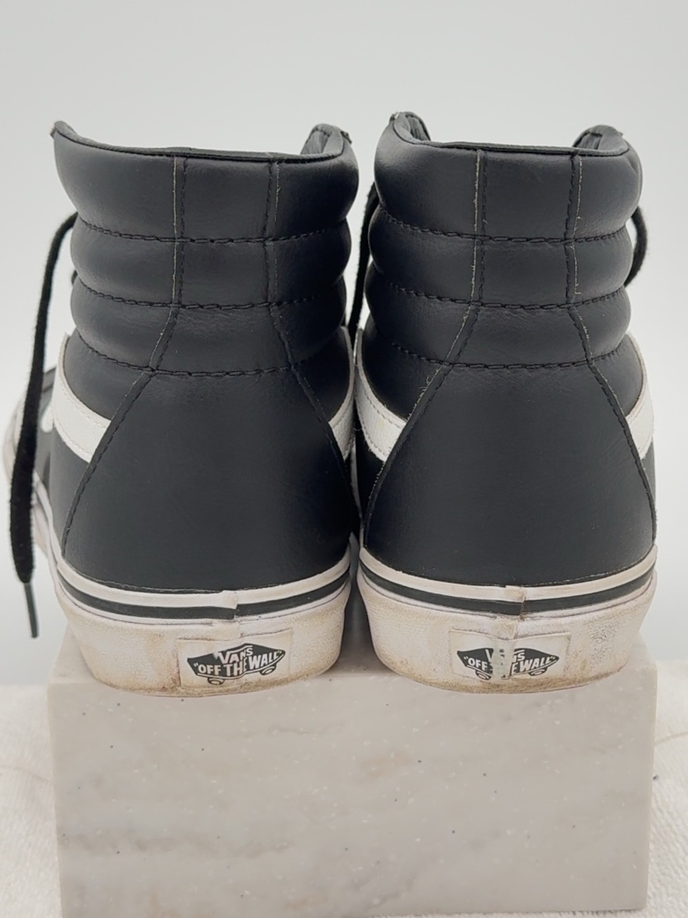 Vans Sk8-Hi Leather Shoes Men's Sz. 8.5 - Picture 5 of 8
